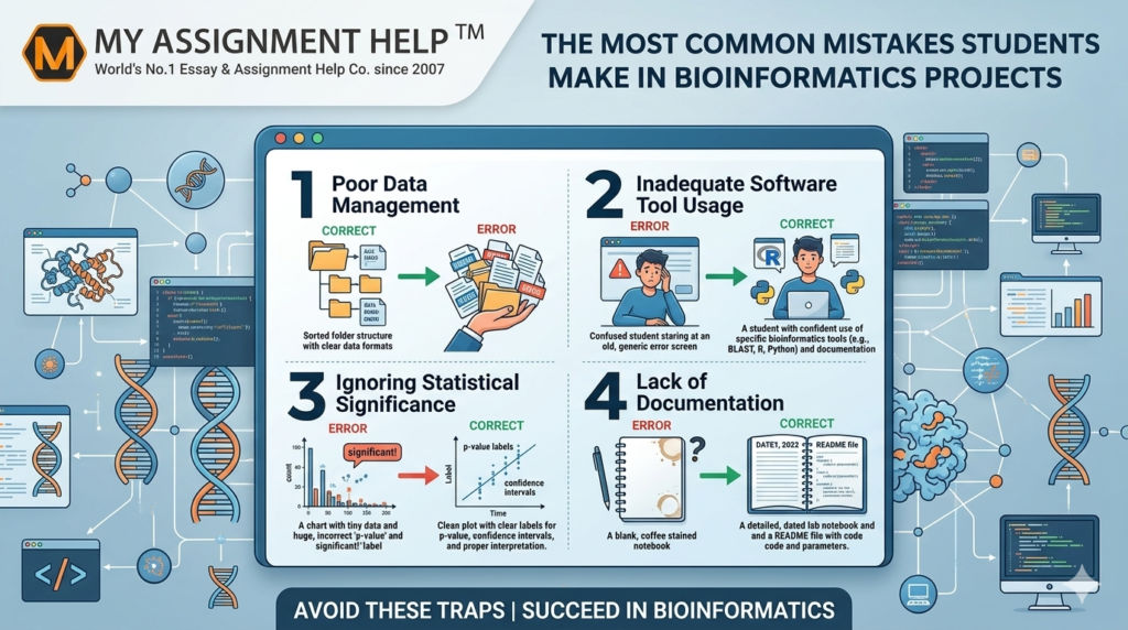 The Most Common Mistakes Students Make in Bioinformatics Projects